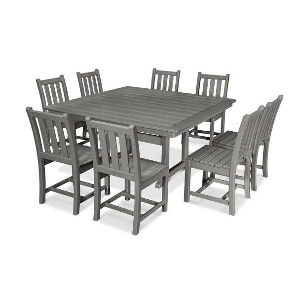 POLYWOOD® Traditional Garden 7-Piece Dining Set & Reviews | Wayfair
